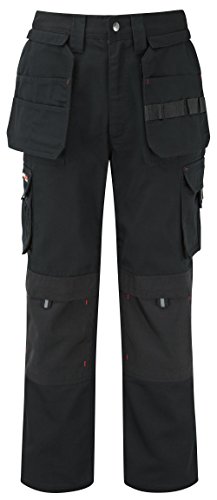 TuffStuff 700 - Pantalones de trabajo, Negro, 30W x 30L