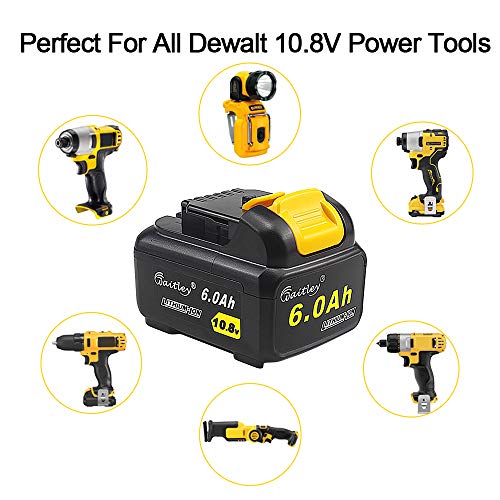 Waitley DCB127 3A batería de reemplazo para Dewalt 10,8 V Li-Ion compatible con DCB121 DCB120 DCD700 DCD710 DCD710S2 DCF610 DCF610S2 DCF805 DCF813