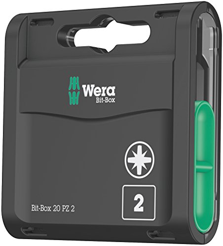 Wera 05057760001 Puntas, 0 W, 0 V, 2 x 25 mm, Set de 20 Piezas