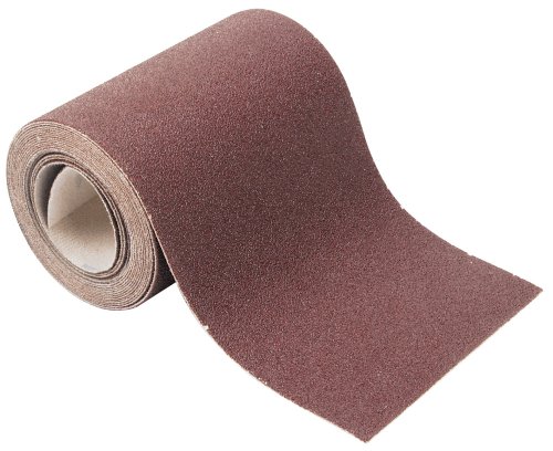 Wolfcraft 1741000 1741000-1 Rollo Papel abrasivo, con Velcro Auto-Adhesivas, Grano 120, 4mx115