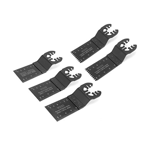 WORKPRO 25 Pcs Hojas de Sierra Oscilante, Cuchilla de Corte, Accesorio Multiherramienta Universal para lijar, moler y cortar