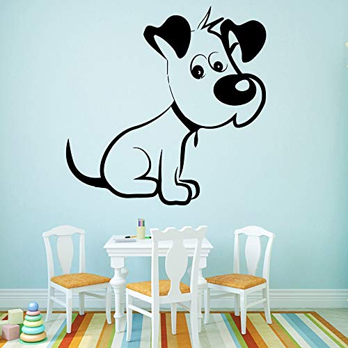 wZUN Moda Perro extraíble Arte Vinilo Pegatinas de Pared decoración de la Pared Sala de Estar decoración del hogar Fondo de Pantalla 45x45 cm