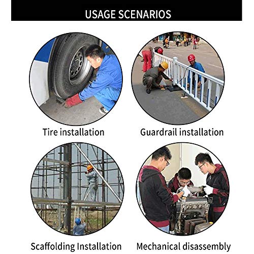 XBXB Pistola Impacto Bateria,Llave De Impacto,Llave EléCtrica Recargable Sin Escobillas 330N.M,Impermeable, con BateríA/Correa/Caja De PláStico,Adecuada para ReparacióN De AutomóViles/Trabajadores