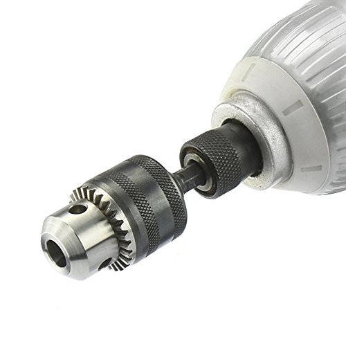 Yakamoz 0,6 – 6,5 mm 3/8 – 24unf portabrocas adaptador convertidor con 1/4 "vástago hexagonal cambio rápido | herramienta de conversión de atornillador de impacto