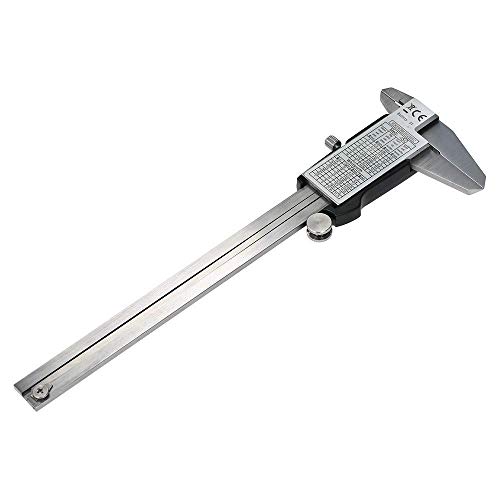 Zixin Digital Caliper, de Acero Inoxidable de 150 mm Escalas Calibradores fracción de Alta precisión Pantalla LCD Pie de Rey