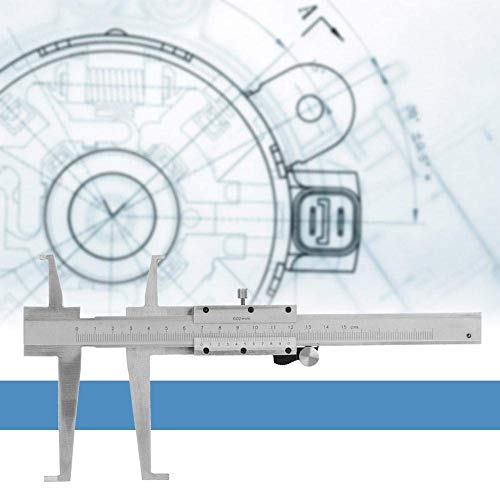 Zixin Pie de Rey, Acero al Carbono Dentro de la Ranura Vernier de micrómetro Interior Gauge Regla Herramienta de medición 9-150mm Pie de Rey