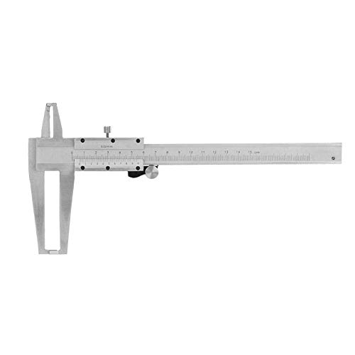 Zixin Pie de Rey, Acero al Carbono Dentro de la Ranura Vernier de micrómetro Interior Gauge Regla Herramienta de medición 9-150mm Pie de Rey