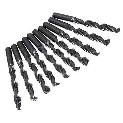 ZJN-JN Brocas, 10pcs 9.0mm HSS caña recta Bits Gusano vuelta de hélice de perforación de solamente Fresas de corte