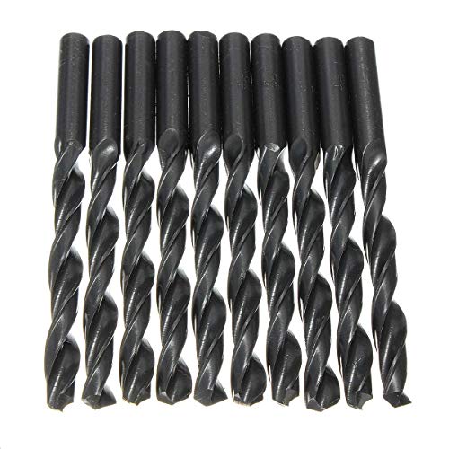 ZJN-JN Brocas, 10pcs 9.0mm HSS caña recta Bits Gusano vuelta de hélice de perforación de solamente Fresas de corte