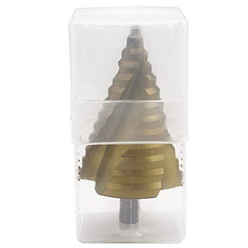 ZJN-JN Brocas, 6-65 Forma Mm La Pagoda copado-Triple HSS mango espiral de acero del metal pagoda Bit Paso taladro de perforación del agujero de perforación Cono Fresas de corte