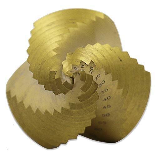 ZJN-JN Brocas, 6-65 Forma Mm La Pagoda copado-Triple HSS mango espiral de acero del metal pagoda Bit Paso taladro de perforación del agujero de perforación Cono Fresas de corte