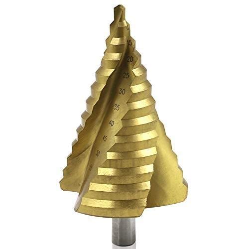 ZJN-JN Brocas, 6-65 Forma Mm La Pagoda copado-Triple HSS mango espiral de acero del metal pagoda Bit Paso taladro de perforación del agujero de perforación Cono Fresas de corte