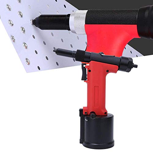 ZJN-JN Brocas Remachadora de aire con boquilla de 18 mm de carrera pesada herramienta neumática Deber del remache 1 / 4in remachador con Boquilla y llave Fresas de corte