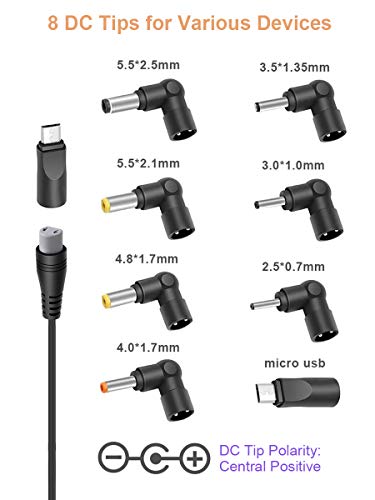 ZOZO Adaptador de fuente de alimentación de repuesto con interruptor de voltaje para dispositivos electrónicos domésticos, enrutadores, altavoz, cámara de CCTV, caja de TV y teléfono inteligente