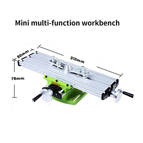 ZXX. Mesa de Trabajo Multifuncional Fresadora Mesa de Trabajo Fresadora Compuesto Tabla de Diapositivas de perforación, para Soporte de Taladro de Banco